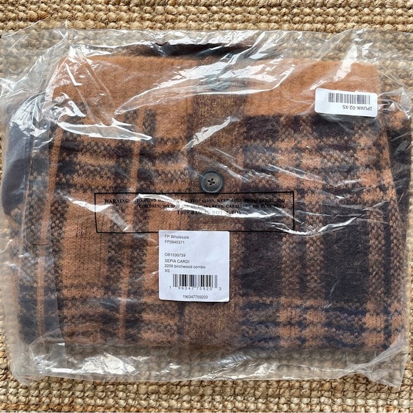NEW Free People Sepia Cardigan Sweater - Picture 9 of 15
